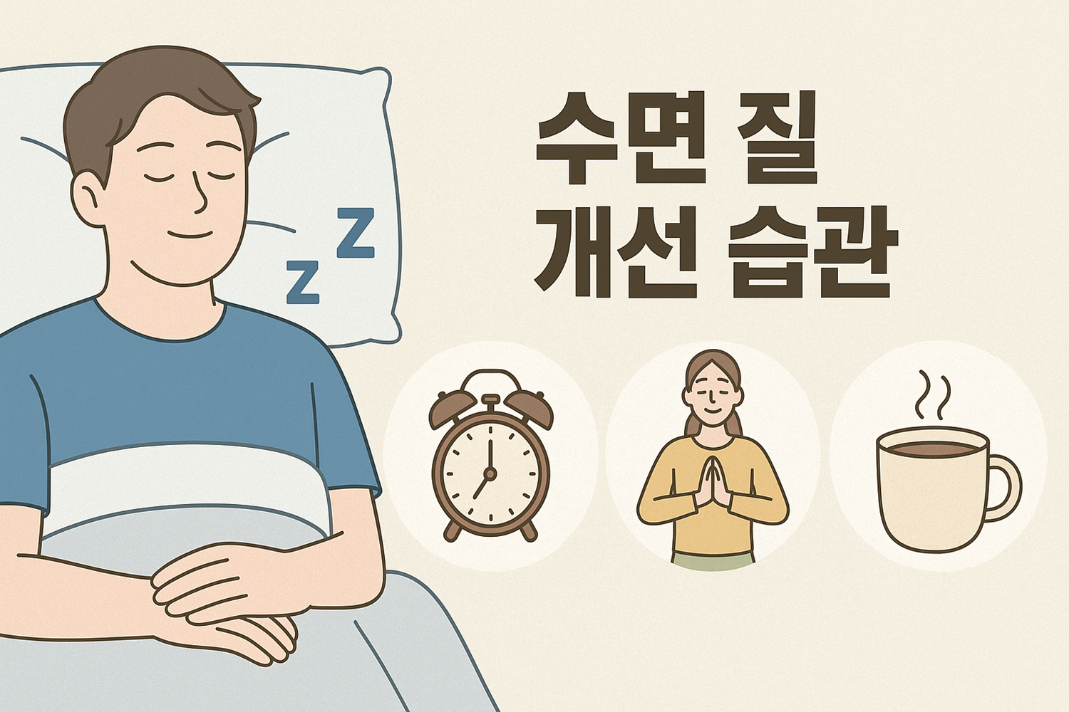 수면 질 개선 습관