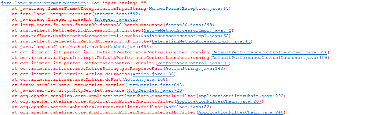 [JAVA] 오류 해결 : java.lang.NumberFormatException
