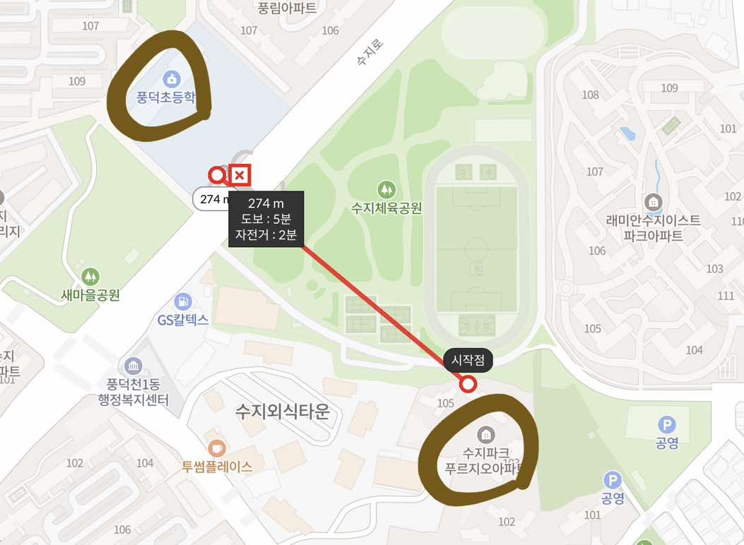 풍덕초등학교 위치