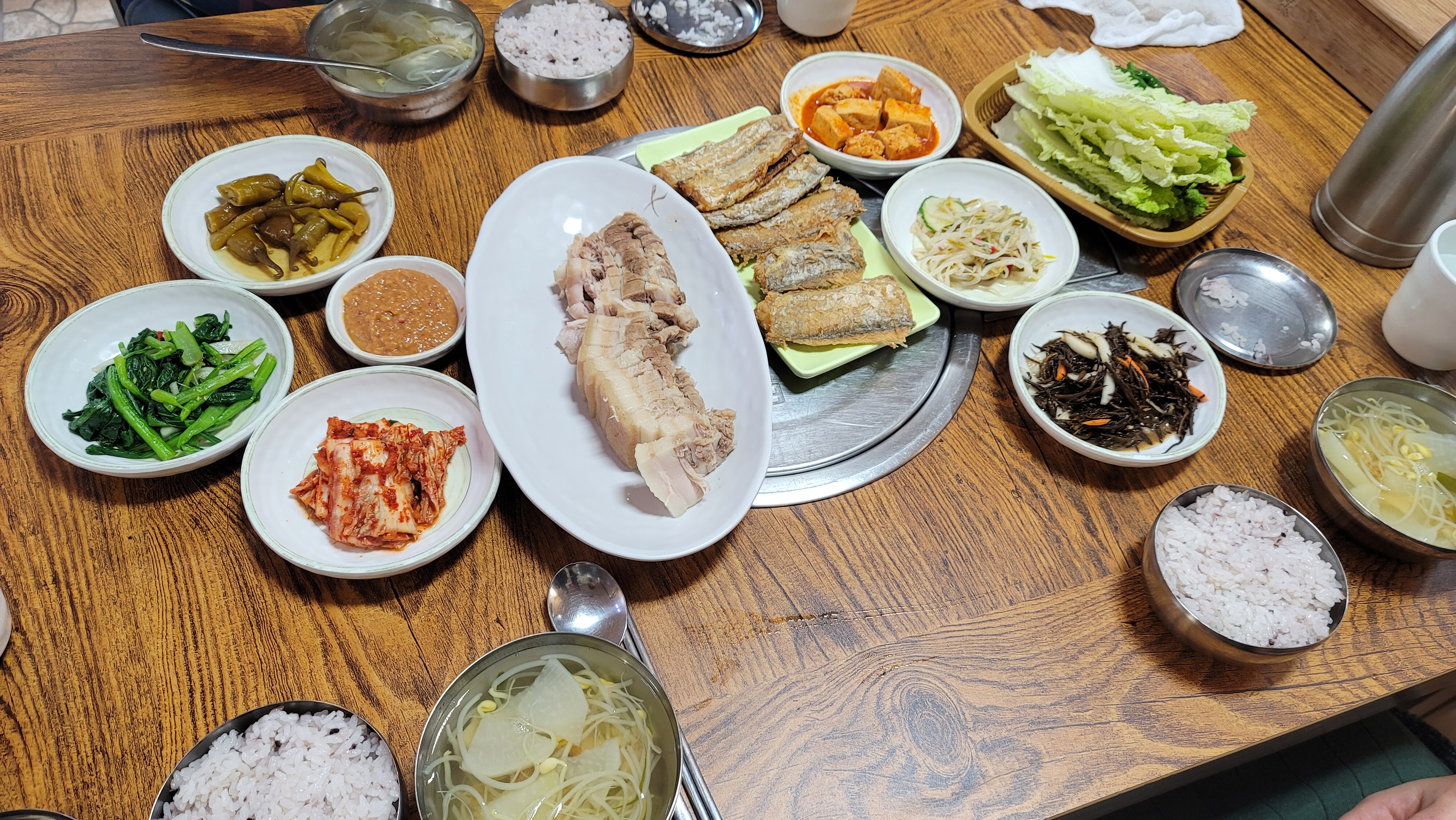  제주도 안덕면 현지인이 가는 백반맛집 새당골 수육과생선구이