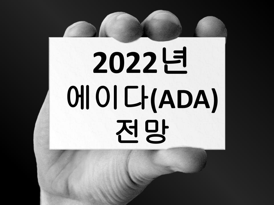 개발자 에이다 에이다코인(ADA) 2021