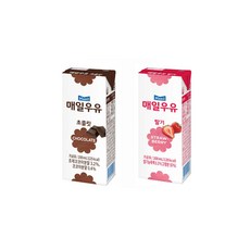 40대아빠생일선물 초코우유 우유신청 비타민D우유 멸균우유200ML 멸균우유48팩