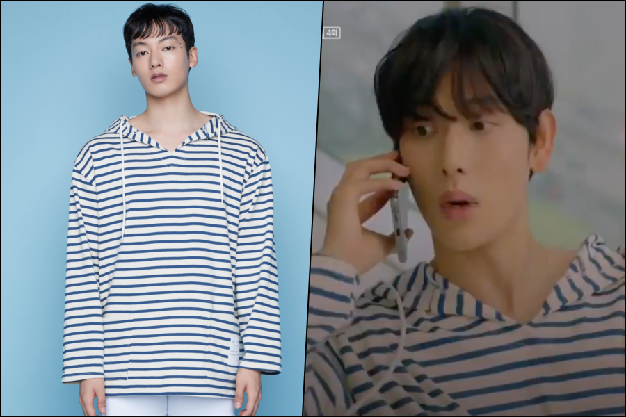  [TV속패션] 드라마 런온 4회 임시완 스트라이프 후디 패션 정보 #런온 4회 임시완 빠흐(PARS) 스트라이프 후드티