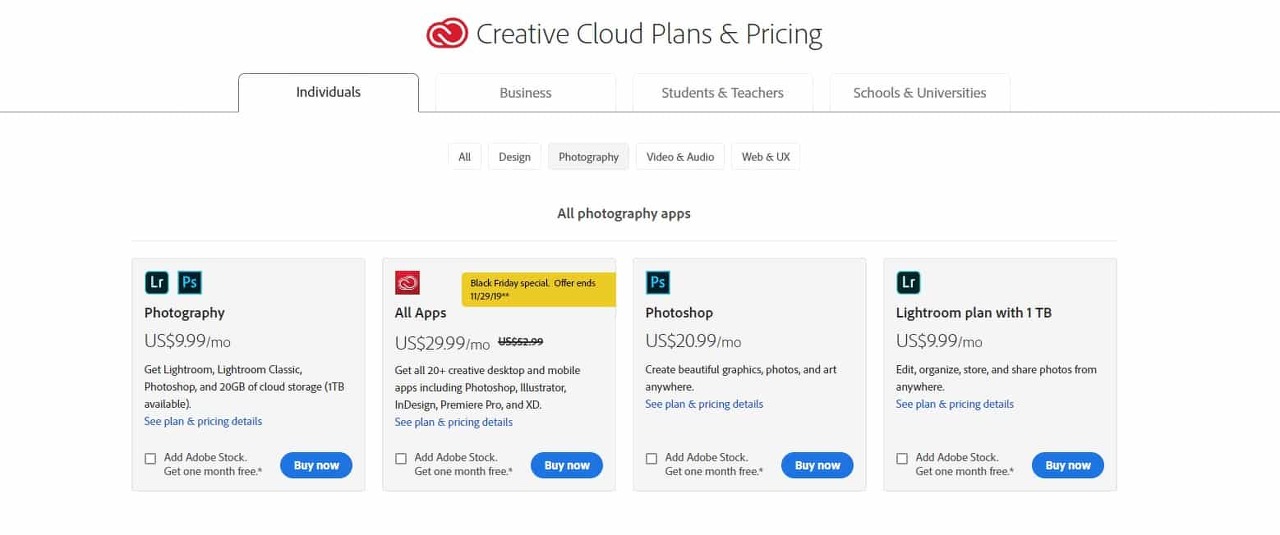 포토샵 가격 정책