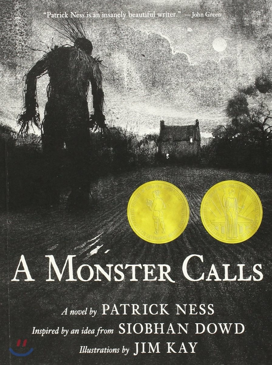 &#39;A Monster Calls&#39; 책 표지