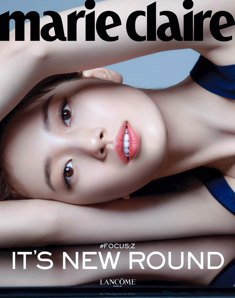  마르끌레르 화보 속 미모의 수지, 랑콤 화보