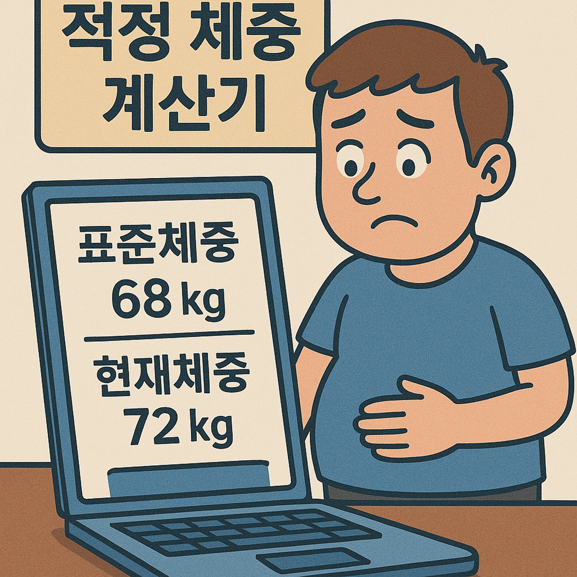 적정 체중 계산기 