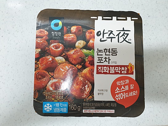  청정원 안주야  혼술안주 직화불막창