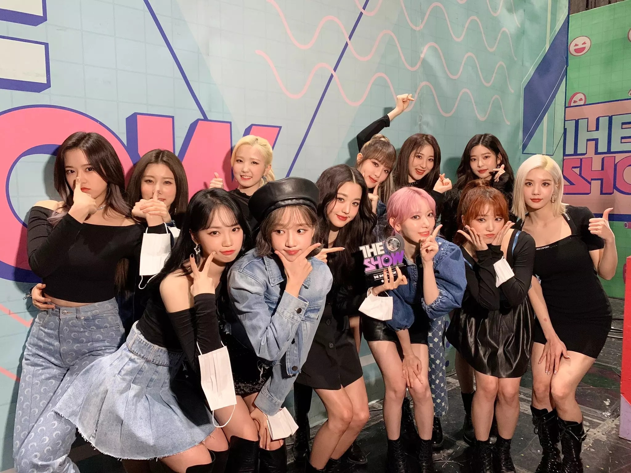  아이즈원 IZ*ONE - SBS MTV The Show 5 201215 인스타그램 셀카 사진들 모음