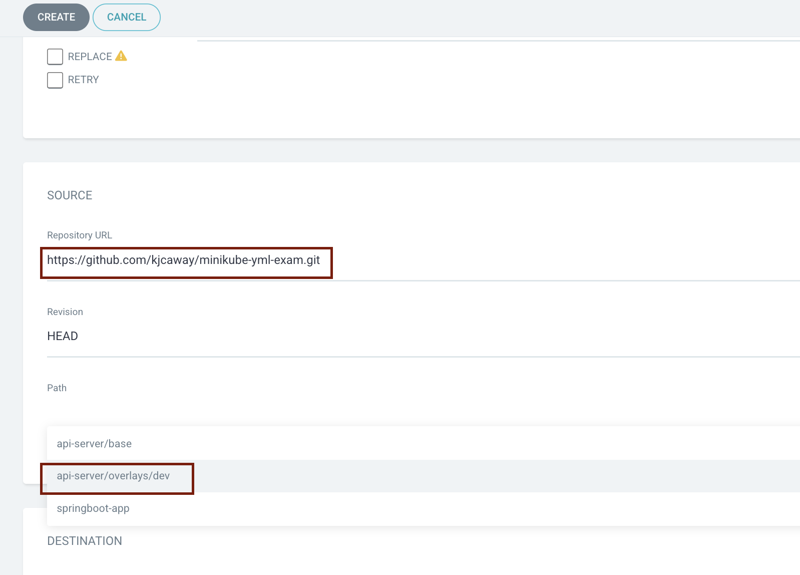 ArgoCD Application Argocd application