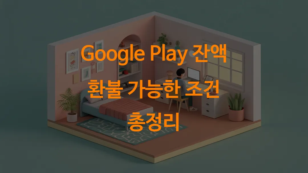 Google Play 잔액 환불 가능한 조건 총정리