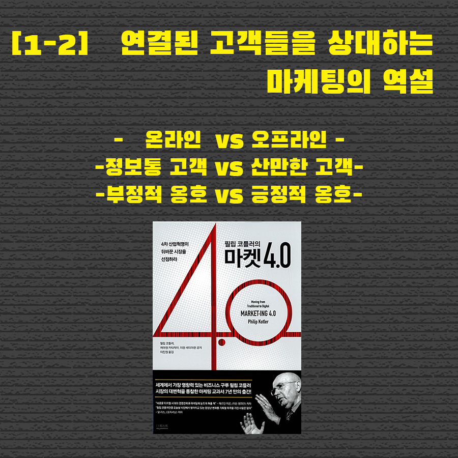  『필립 코틀러의 마켓 4.0』(3) - 1부 2장 내용 요약 : 연결성