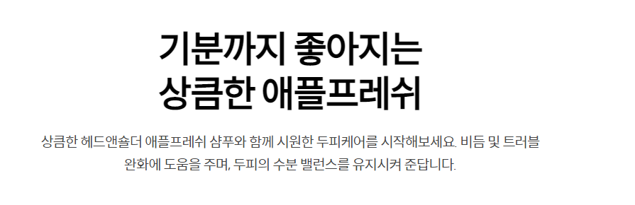  탈모에 안 좋은 비듬.각질 헤드앤숄더로 해결!!