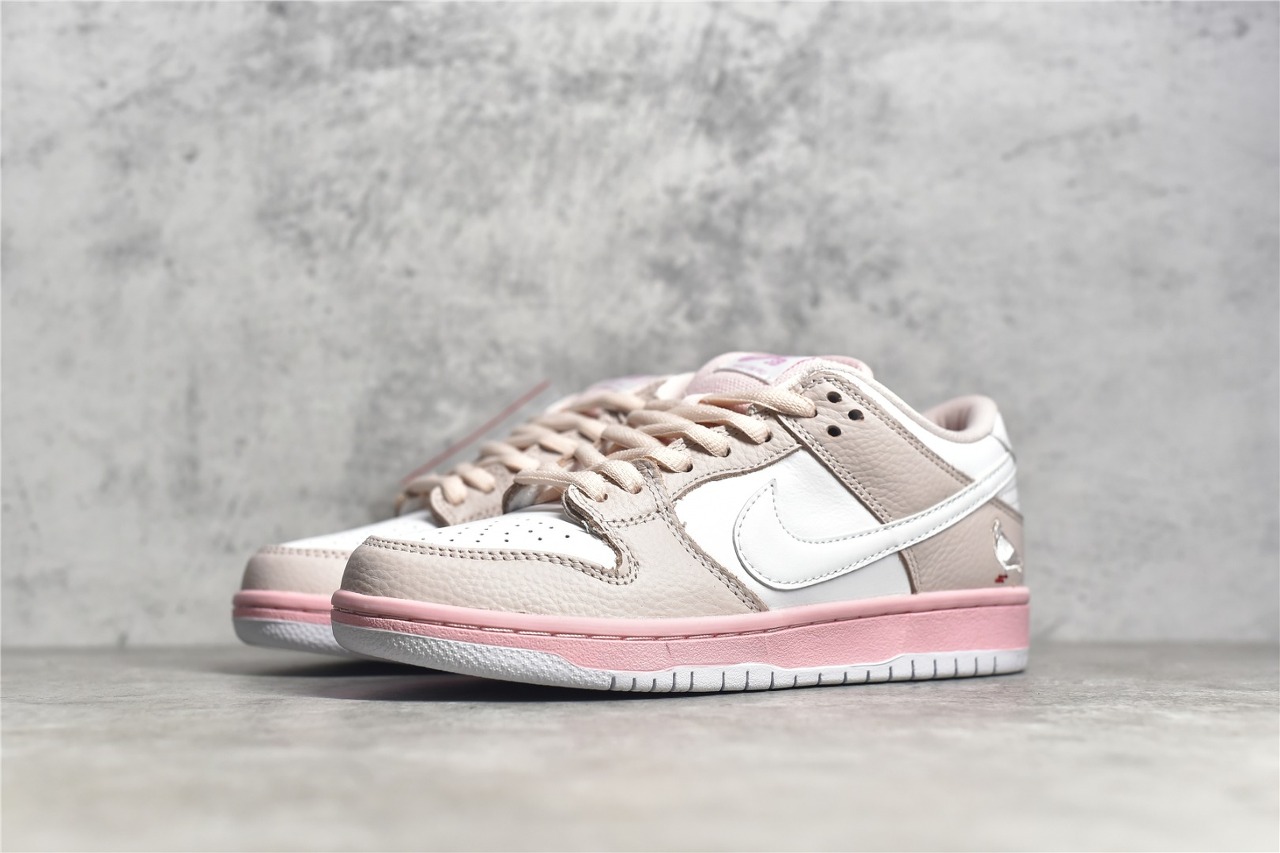  [NIKE x JEFF STAPLE] SG 나이키 X 제프 스테이플 SB 덩크 로우 엘리트 핑크 화이트 BV1310-012