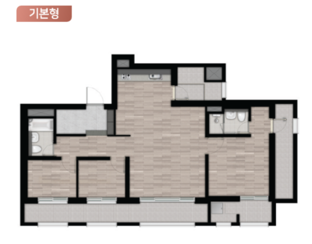 33평형 84B타입 110제곱 - 분양가 5억 3140만원