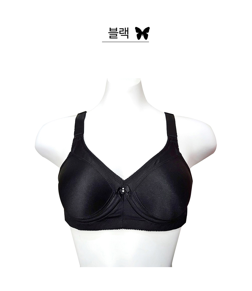 아찌라 브라 6001 블랙 전면 이미지