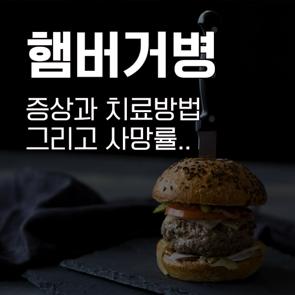  햄버거병 용혈성요독증후군 증상/치료방법/사망률 은?