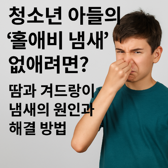 청소년기 아들 몸에서 나는 특유한 냄새 관련