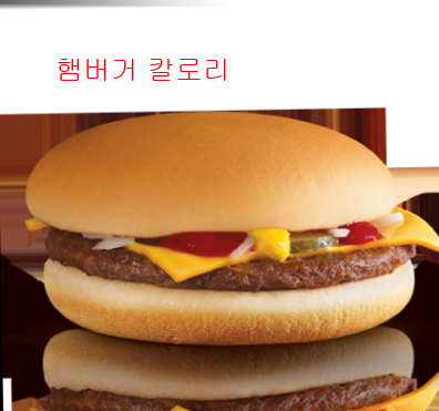 햄버거 칼로리4
