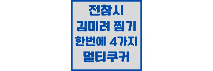 살림남-김미려-찜기-한번에-4가지-멀티쿠커