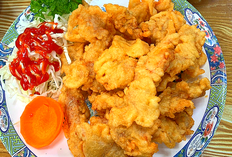 접시-위에-탕수육