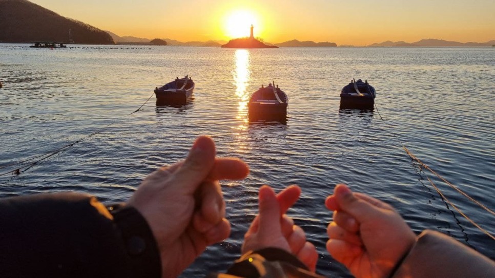 1월 2일 사궁두미 일출입니다 조금 늦은 해돋이! 2022년 12