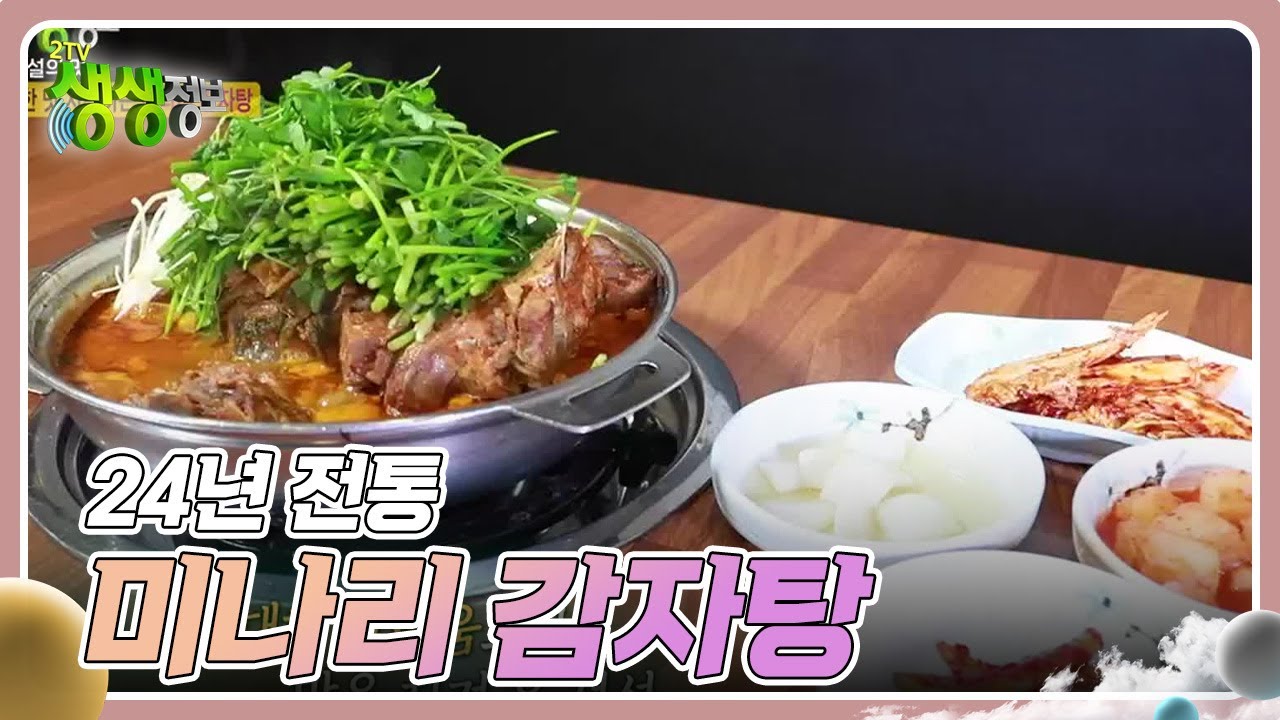  전설의 맛집 : 24년 전통 파주 미나리 감자탕 추천
