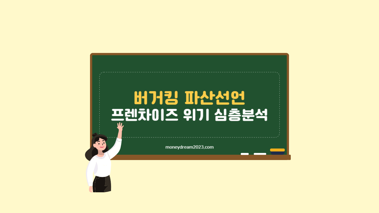 버거킹 파산 선언: 프랜차이즈 위기의 심층 분석