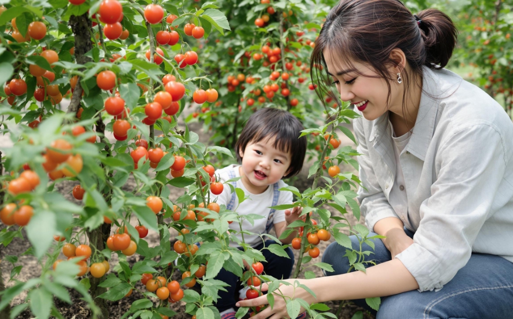 아이와 가볼만한 곳 - 경기도 광주 퇴촌 율봄 식물원 수국·토마토 축제