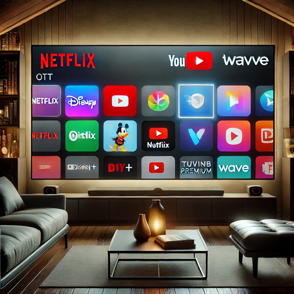 2024년 OTT 뜻 국내 OTT 순위 점유율, 구독료 요금제 서비스 비교 정리