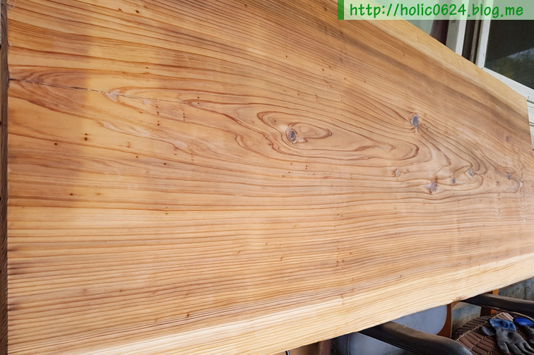 수제도마 / 베이커리 도마 - 의정부시 오목로 빵집 도마 / 적삼목원목 / 대형도마 / 2