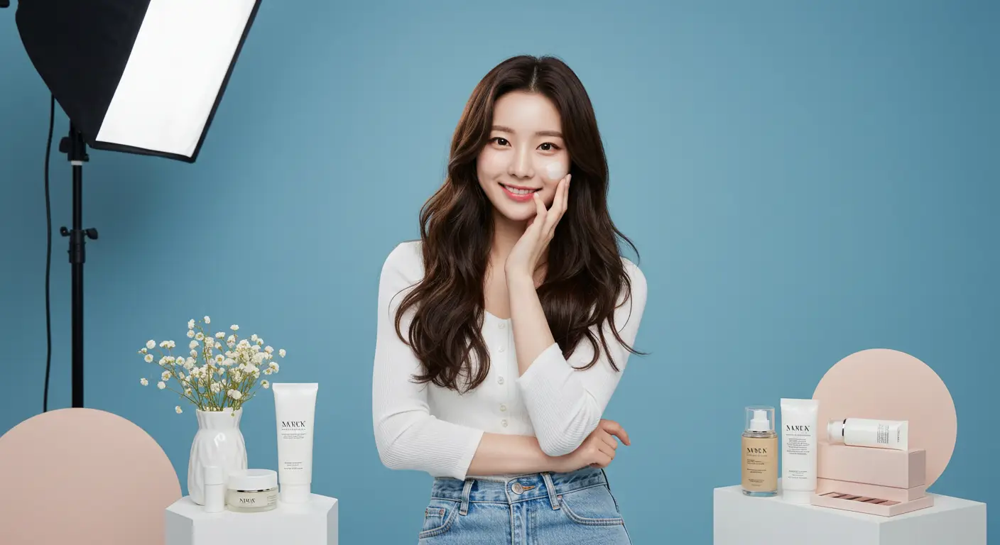 광고를 하고 있는 인플루언서