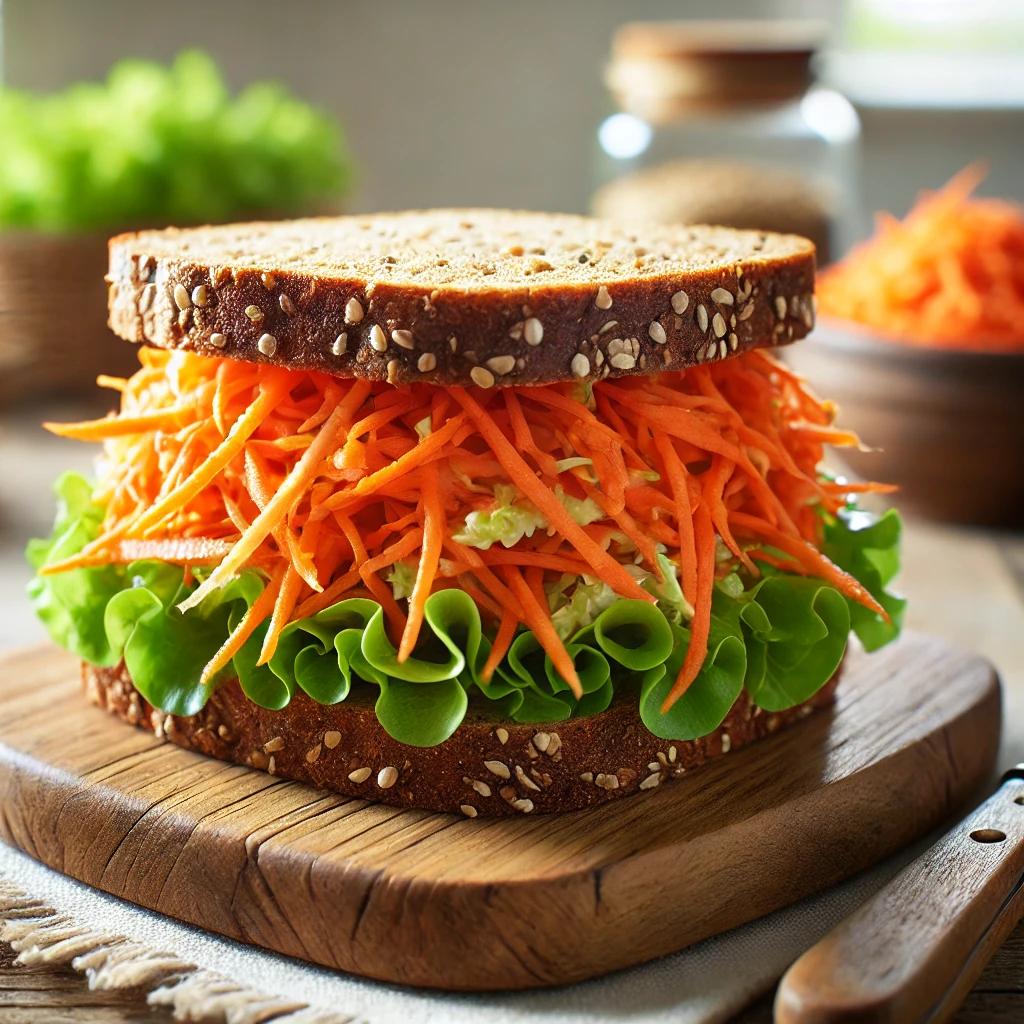 맛있는 다이어트 음식! 식감 좋은 당근라페 샌드위치!