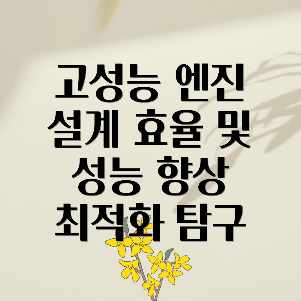 고성능 엔진