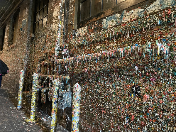 Seattle Pike Place Market&#44; Gum Wall