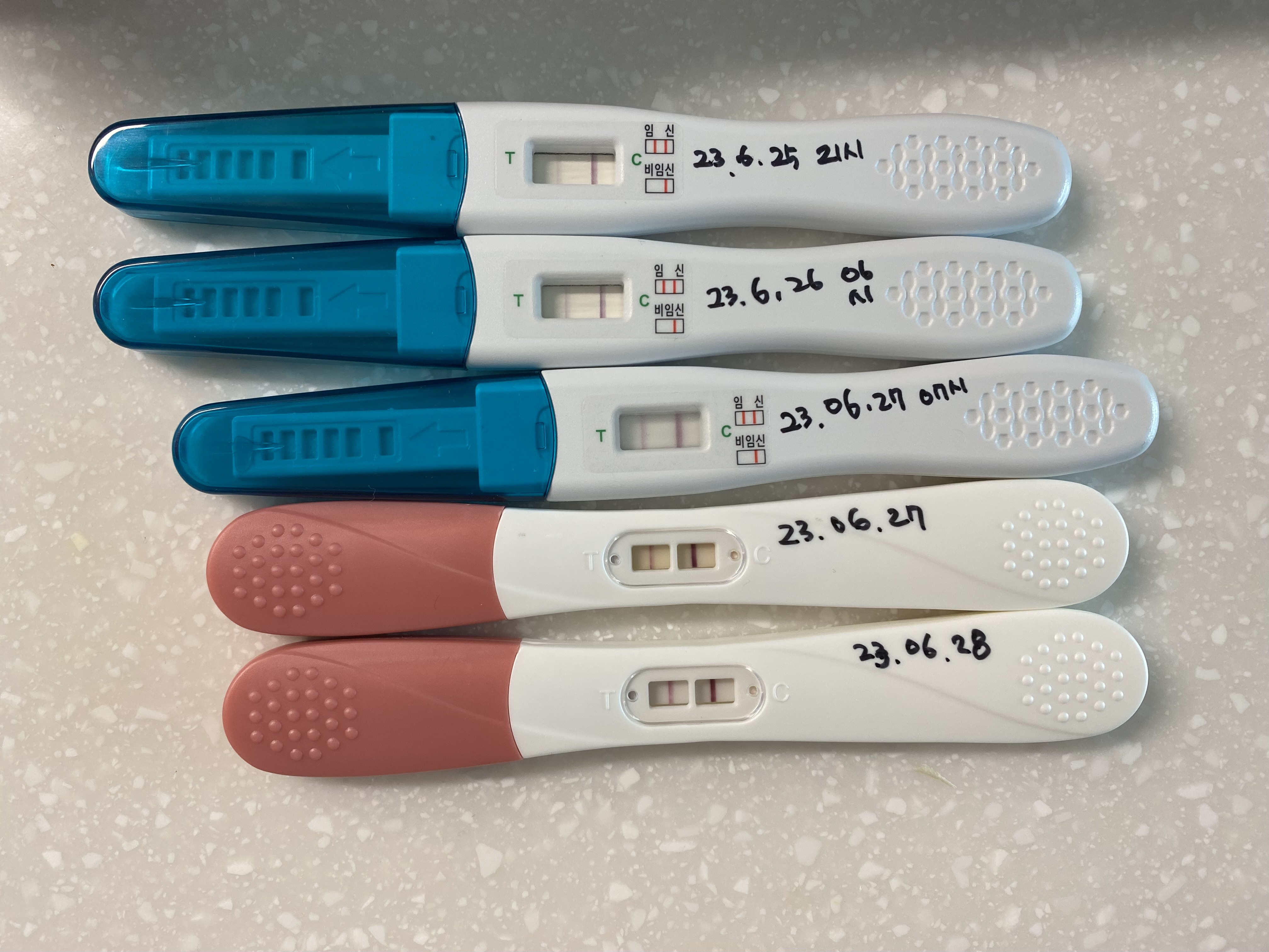 동아 얼리 임신테스트기 사진