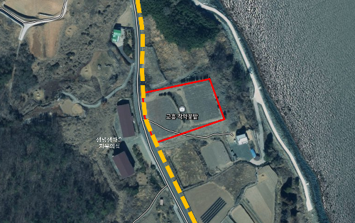 고흥작약꽃밭 주차장