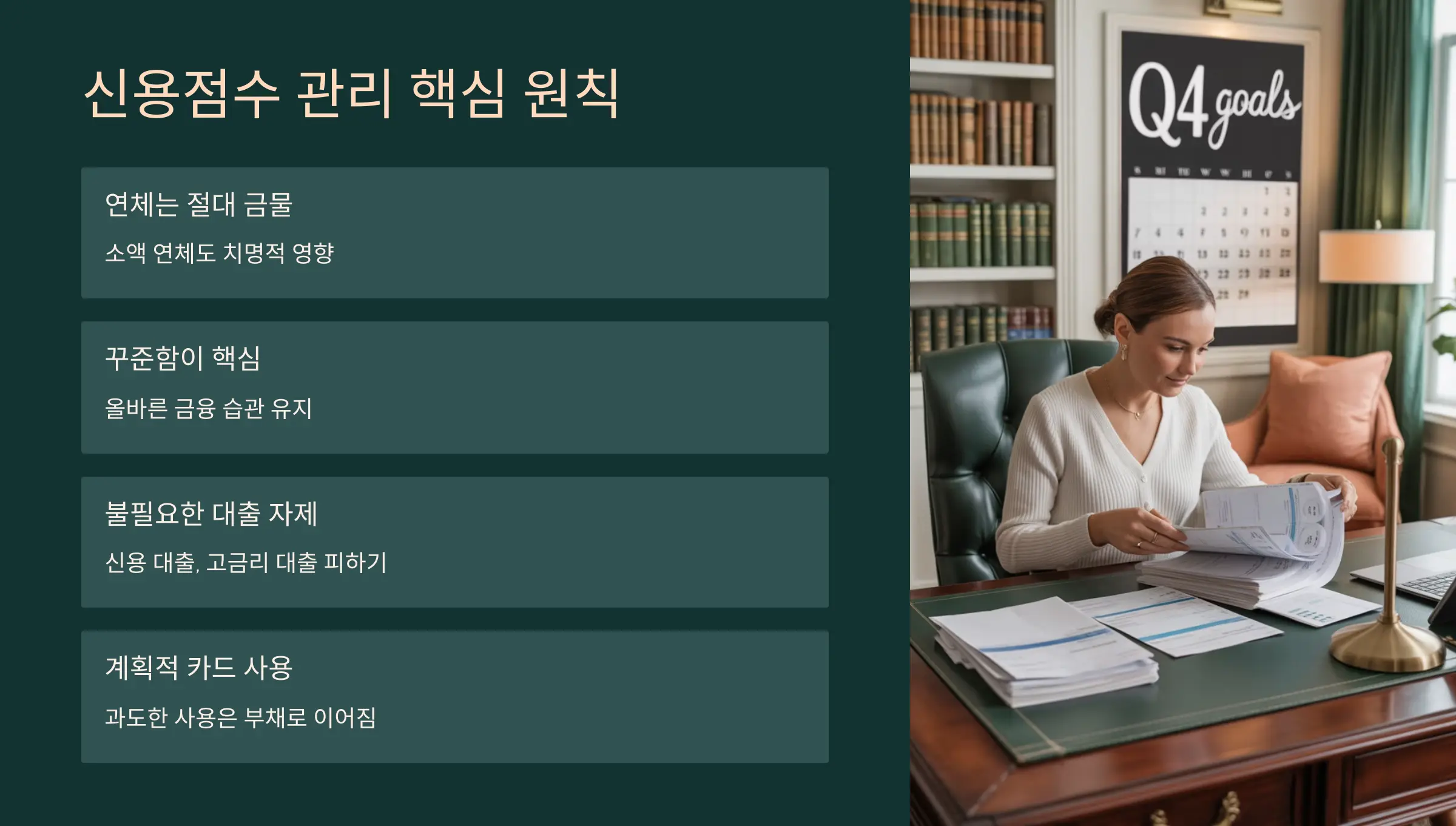 신용점수 관리, 이것만은 꼭 기억하자!