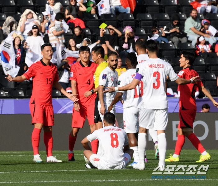 한국대표팀-경고누적