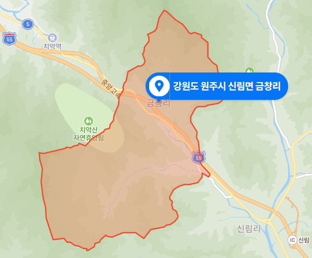  강원도 원주시 신림면 금창리 5번 국도 승용차 전복사고 (2021년 1월 25일)
