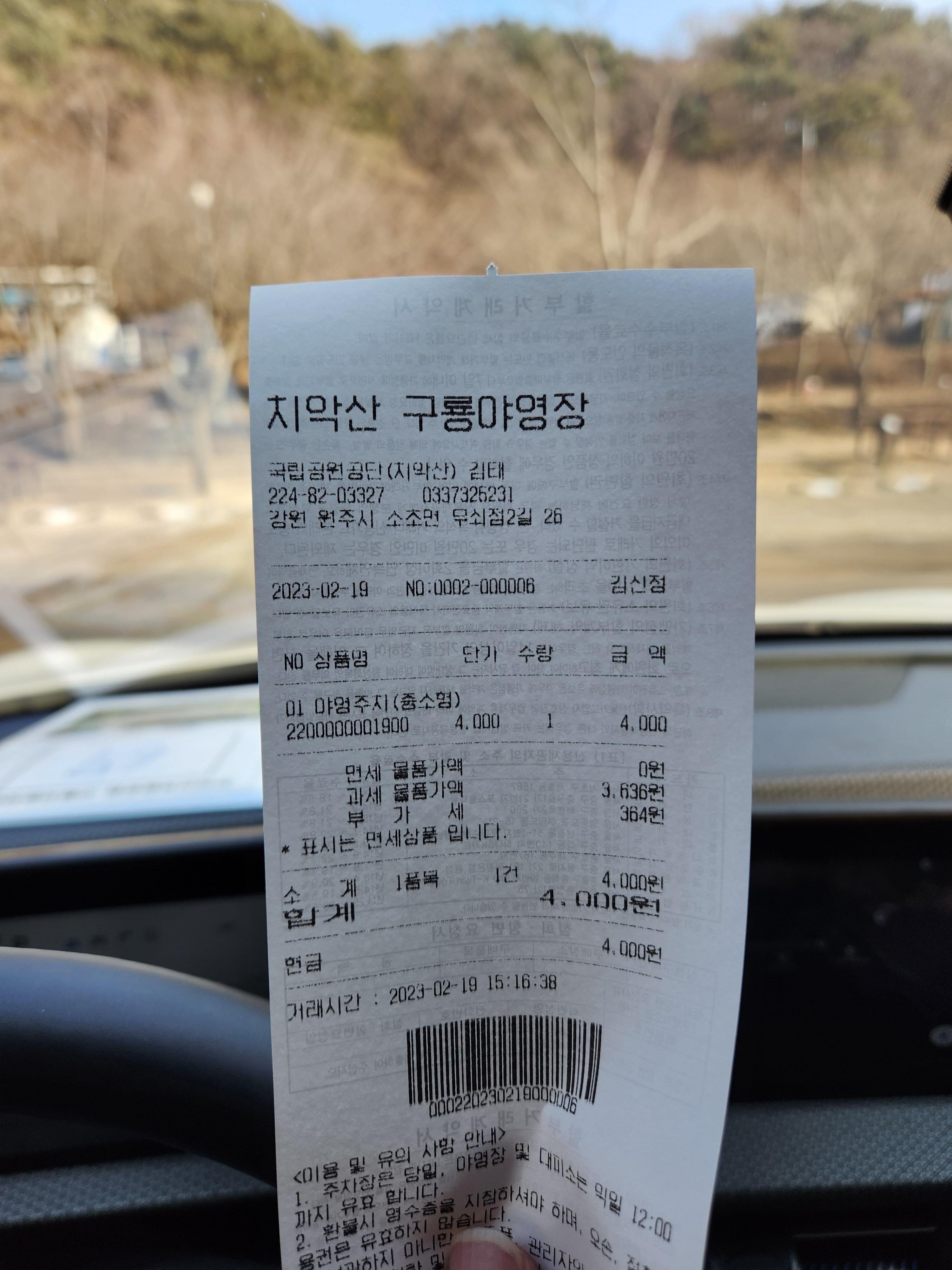 인생 첫 자동차 캠핑, 치악산 1