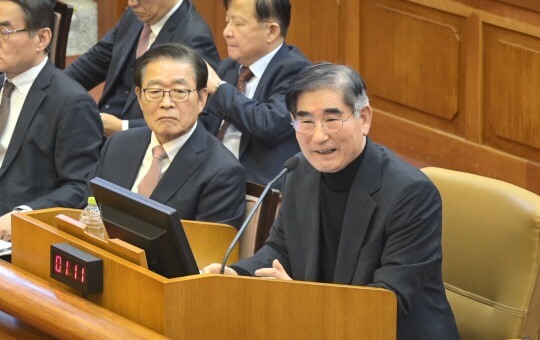 헌재재판소에서 열린 윤석열 탄핵심판 