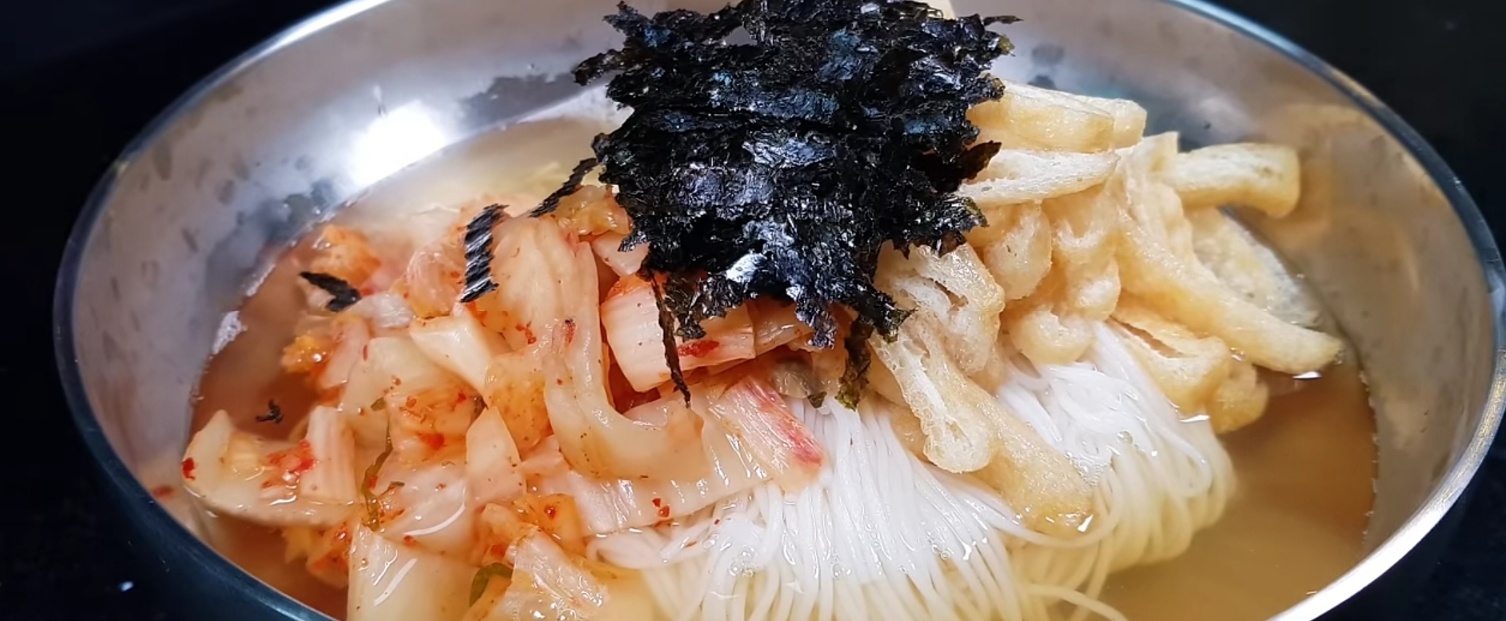 잔치국수-유부김치국수-황금레시피