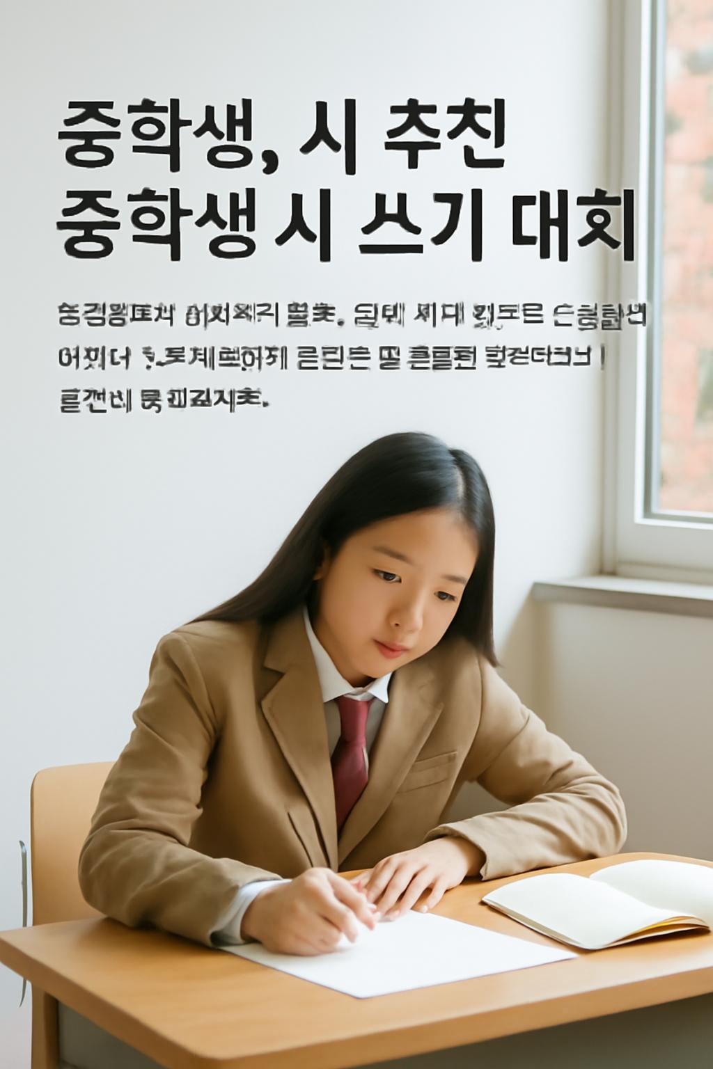 중학생 시 쓰기 대회