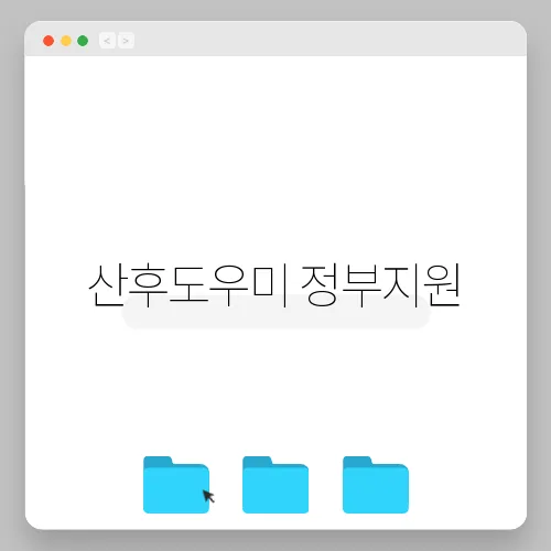 산후도우미 정부지원