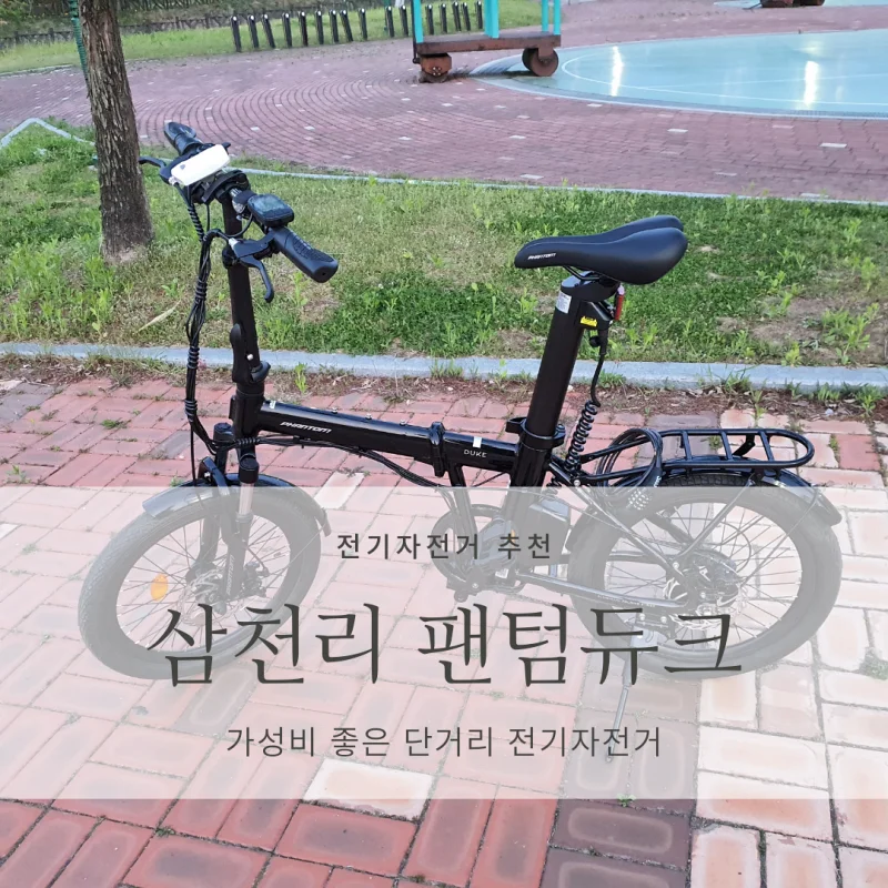  [출퇴근/배달용 전기자전거 추천] 삼천리자전거 팬텀듀크 (PAS/스로틀 겸용)