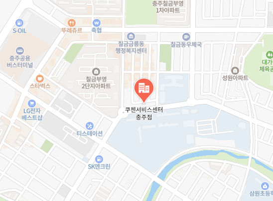 쿠첸 충주점 위치 이미지