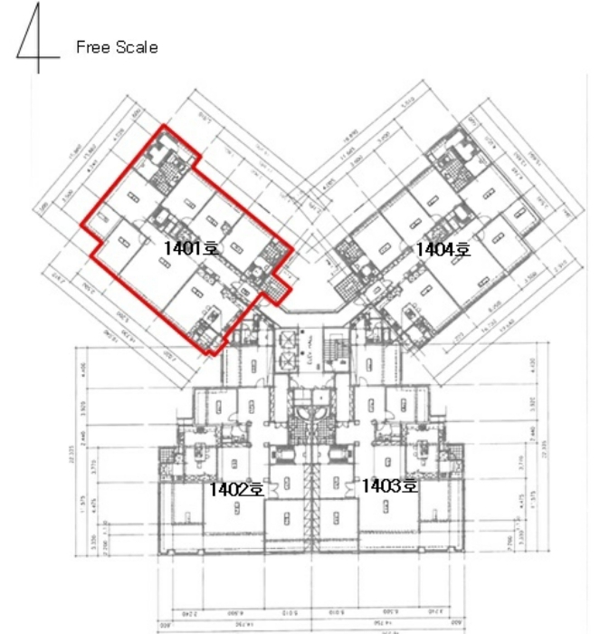 수원지방법원2021타경6241 건물개황도