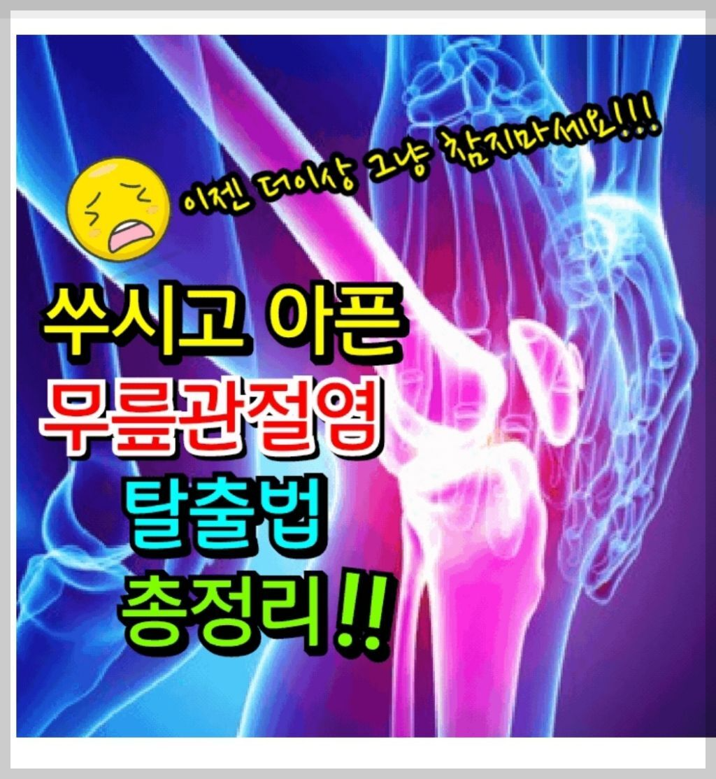 무릅 관절염 탈출법