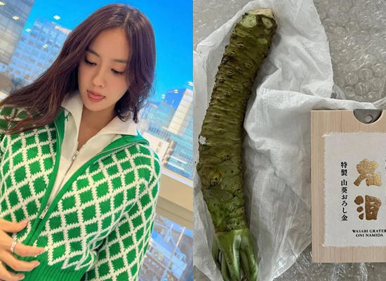  효민, 고추냉이 얼마나 좋아하면 이렇게까지.."결국" [사진]